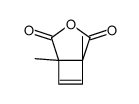 1,5-dimethyl-3-oxabicyclo[3.2.0]hept-6-ene-2,4-dione结构式