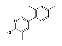 3-chloro-6-(2,4-dimethylphenyl)-4-methylpyridazine结构式