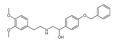 d-4-benzyloxy-α-(3,4-dimethoxyphenethylaminomethyl)benzylalcohol结构式