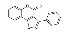 3-phenylchromeno[3,4-d][1,2]oxazol-4-one Structure