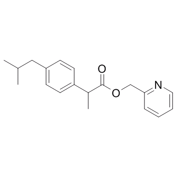 Ibuprofen piconol structure
