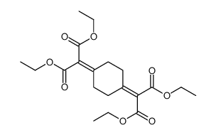 diethyl 2-[4-(1,3-diethoxy-1,3-dioxopropan-2-ylidene)cyclohexylidene]propanedioate Structure