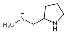 (S)-1-甲基-2-氨甲基吡咯烷结构式