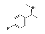(S)-n-甲基-1-(4-氟苯基)乙胺结构式