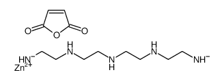 zinc,2-[2-[2-(2-azanidylethylamino)ethylamino]ethylamino]ethylazanide,furan-2,5-dione结构式