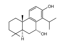 2,10-Phenanthrenediol, 4b,5,6,7,8,8a,9,10-octahydro-4b,8,8-trimethyl-1-(1-methylethyl)-, (4bS,8aS,10R)- Structure