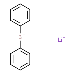 lithium dimethyldiphenylborate(1-)结构式