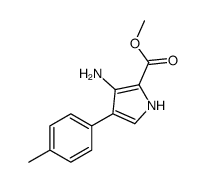 methyl 3-amino-4-(4-methylphenyl)-1H-pyrrole-2-carboxylate结构式