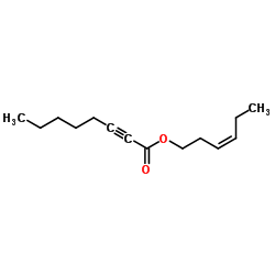 2-辛炔酸-顺-3-己烯-1-基酯结构式