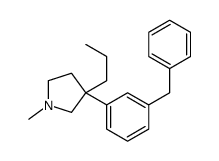 3-(m-Benzylphenyl)-1-methyl-3-propylpyrrolidine picture