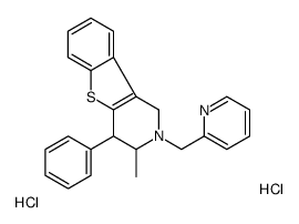 3-methyl-4-phenyl-2-(pyridin-2-ylmethyl)-3,4-dihydro-1H-[1]benzothiolo[3,2-c]pyridine,dihydrochloride Structure