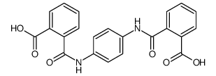 2-[[4-[(2-carboxybenzoyl)amino]phenyl]carbamoyl]benzoic acid结构式