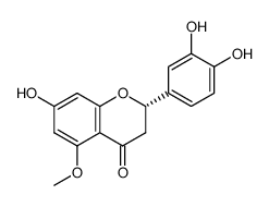 3',4',7-trihydroxy-5-methoxyflavanone Structure