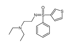 N,N-diethyl-2-[(oxo-phenyl-thiophen-3-yl-λ6-sulfanylidene)amino]ethanamine结构式