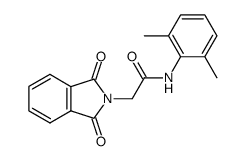N-(2,6-dimethylphenyl)-2-(1,3-dioxoisoindolin-2-yl)acetamide结构式