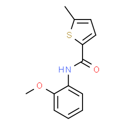 2-Thiophenecarboxamide,N-(2-methoxyphenyl)-5-methyl-(9CI)结构式