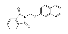 N-(2-naphthylthiomethyl)phthalimide结构式