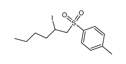 2-iodo-1-tosylhexane结构式