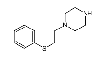 1-(2-phenylsulfanylethyl)piperazine Structure