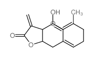 (3E,7Z)-9-hydroxy-7-methyl-11-methylidene-12-oxo-13-oxabicyclo[8.3.0]trideca-3,7-diene-3-carbaldehyde picture