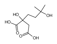2-Hydroxy-2-(3-hydroxy-3-methyl-butyl)-bernsteinsaeure结构式