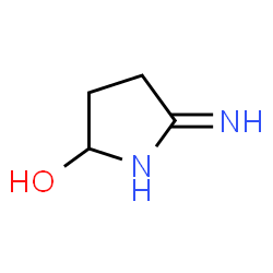 2-Pyrrolidinol,5-imino-(9CI) Structure