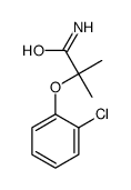 2-(2-chlorophenoxy)-2-methylpropanamide结构式