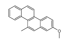 2-methoxy-11-methylchrysene Structure