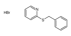 2-benzylsulfanylpyridine,hydrobromide Structure
