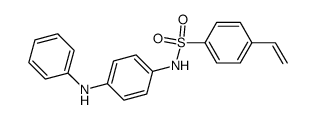 N-(4-anilino)phenyl-4-vinylbenzenesulfonamide Structure