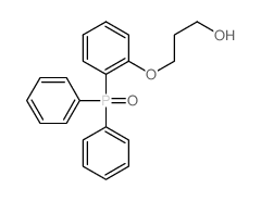 1-Propanol,3-[2-(diphenylphosphinyl)phenoxy]-结构式