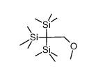 1-methoxy-2,2,2-tris(trimethylsilyl)ethane结构式