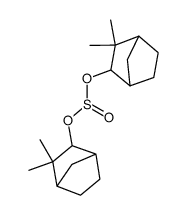 bis(3,3-dimethylbicyclo[2.2.1]heptan-2-yl) sulfite结构式
