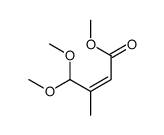 methyl 4,4-dimethoxy-3-methylbut-2-enoate结构式