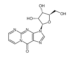 3-ribofuranosyl-pyrimido(1,2-a)purin-10(3H)-one structure