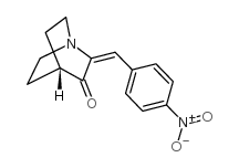 2-[(4-nitrophenyl)methylene]-3-quinuclidinone结构式