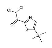 2-dichloroacetyl-5-trimethylsilylthiazole Structure