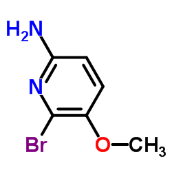 2-氨基-6-溴-5-甲氧基吡啶结构式