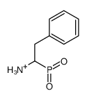(1-AMINO-2-PHENYLETHYL)PHOSPHINIC ACID Structure