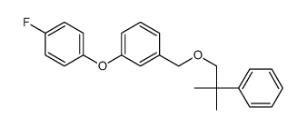 3-(4-Fluorophenoxy)benzyl 2-phenyl-2-methylpropyl ether structure