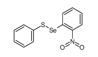 2-nitro-benzenethioselenenic acid phenyl ester Structure
