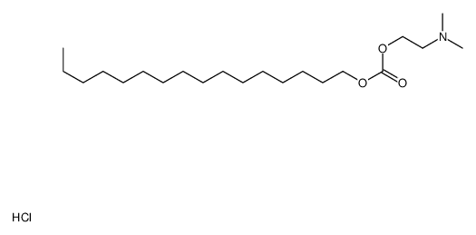 2-(dimethylamino)ethyl hexadecyl carbonate,hydrochloride结构式