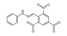 1-phenyl-2-(2,4,6-trinitrobenzylidene)hydrazine结构式