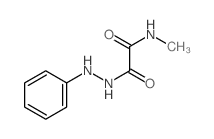 Acetic acid,2-(methylamino)-2-oxo-, 2-phenylhydrazide structure