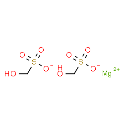 bis(hydroxymethanesulphonato)magnesium structure