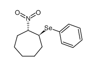 ((1S,2S)-2-nitrocycloheptyl)(phenyl)selane结构式