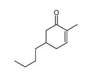 5-butyl-2-methylcyclohex-2-en-1-one Structure