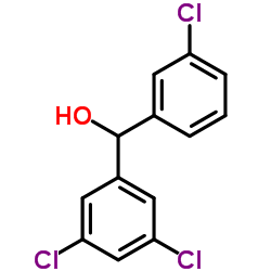 3,3',5-TRICHLOROBENZHYDROL结构式