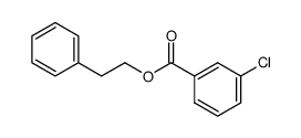 phenethyl 3-chlorobenzoate结构式