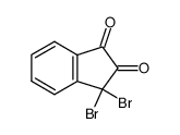 3,3-dibromo-indan-1,2-dione结构式
